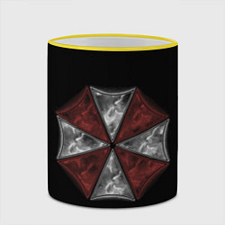 Кружка 3D Umbrella Corporation, цвет: 3D-желтый кант — фото 2
