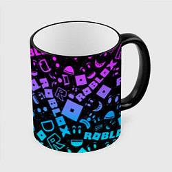 Кружка 3D Roblox, цвет: 3D-черный кант