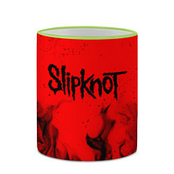 Кружка 3D SLIPKNOT, цвет: 3D-светло-зеленый кант — фото 2
