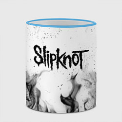 Кружка 3D SLIPKNOT, цвет: 3D-небесно-голубой кант — фото 2