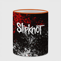 Кружка 3D SLIPKNOT, цвет: 3D-оранжевый кант — фото 2