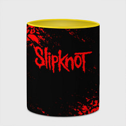 Кружка 3D SLIPKNOT, цвет: 3D-белый + желтый — фото 2