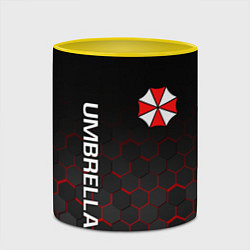 Кружка 3D UMBRELLA CORP, цвет: 3D-белый + желтый — фото 2