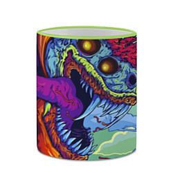 Кружка 3D HYPERBEAST, цвет: 3D-светло-зеленый кант — фото 2