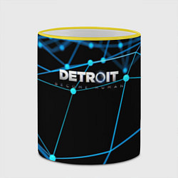 Кружка 3D Detroit:Become Human, цвет: 3D-желтый кант — фото 2