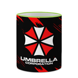 Кружка 3D Umbrella Corporation, цвет: 3D-светло-зеленый кант — фото 2