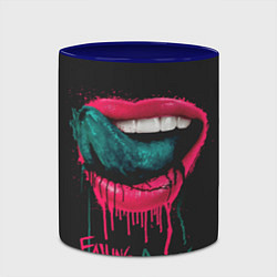 Кружка 3D Falling in Reverse, цвет: 3D-белый + синий — фото 2