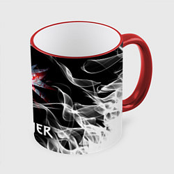 Кружка 3D ВЕДЬМАК, цвет: 3D-красный кант