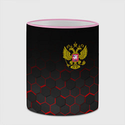 Кружка 3D РОССИЯ, цвет: 3D-розовый кант — фото 2