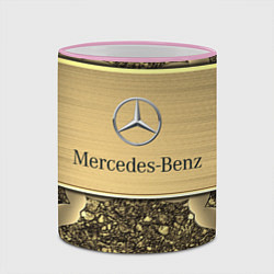 Кружка 3D MERCEDES GOLD, цвет: 3D-розовый кант — фото 2