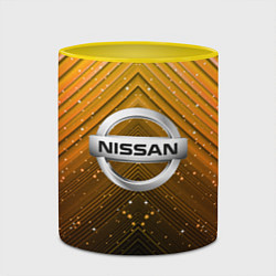 Кружка 3D NISSAN, цвет: 3D-белый + желтый — фото 2