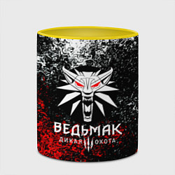 Кружка 3D The Witcher 3, цвет: 3D-белый + желтый — фото 2