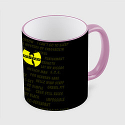 Кружка 3D WU-TANG CLAN, цвет: 3D-розовый кант