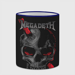 Кружка 3D Megadeth, цвет: 3D-синий кант — фото 2