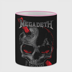 Кружка 3D Megadeth, цвет: 3D-розовый кант — фото 2