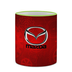 Кружка 3D MAZDA, цвет: 3D-светло-зеленый кант — фото 2