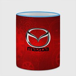 Кружка 3D MAZDA, цвет: 3D-небесно-голубой кант — фото 2