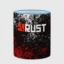 Кружка 3D RUST, цвет: 3D-небесно-голубой кант — фото 2