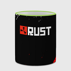 Кружка 3D RUST, цвет: 3D-светло-зеленый кант — фото 2