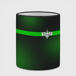 Кружка 3D Пограничные Войска, цвет: 3D-черный кант — фото 2