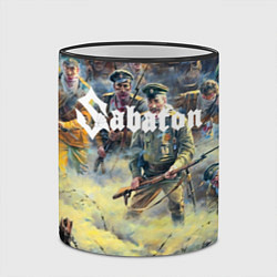 Кружка 3D Sabaton, цвет: 3D-черный кант — фото 2