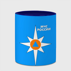 Кружка 3D МЧС России, цвет: 3D-белый + синий — фото 2