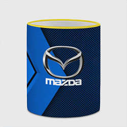 Кружка 3D MAZDA, цвет: 3D-желтый кант — фото 2