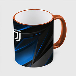 Кружка 3D JUVENTUS, цвет: 3D-оранжевый кант