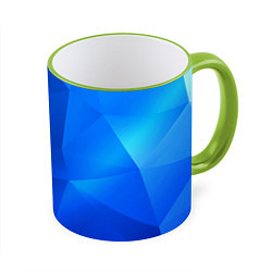 Кружка 3D SHADES OF BLUE, цвет: 3D-светло-зеленый кант