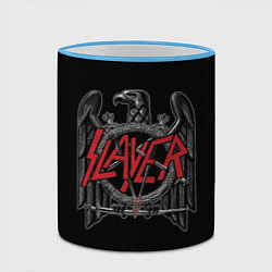 Кружка 3D Slayer, цвет: 3D-небесно-голубой кант — фото 2
