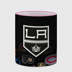 Кружка 3D NHL Los Angeles Kings, цвет: 3D-розовый кант — фото 2