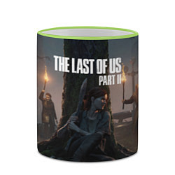 Кружка 3D The Last of Us part 2, цвет: 3D-светло-зеленый кант — фото 2