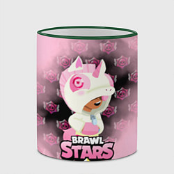 Кружка 3D Brawl stars Unicorn, цвет: 3D-зеленый кант — фото 2