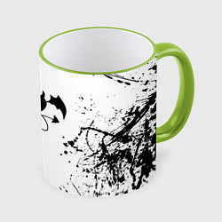 Кружка 3D Payton Moormeier спина, цвет: 3D-светло-зеленый кант