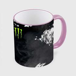 Кружка 3D MONSTER ENERGY, цвет: 3D-розовый кант