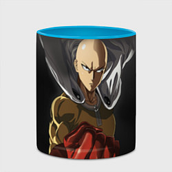 Кружка 3D One Punch Man, цвет: 3D-белый + небесно-голубой — фото 2