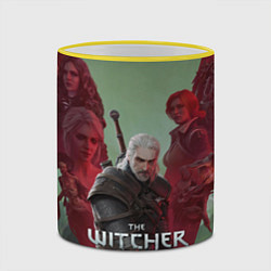 Кружка 3D The Witcher 5-летие, цвет: 3D-желтый кант — фото 2