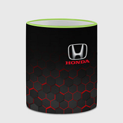 Кружка 3D HONDA, цвет: 3D-светло-зеленый кант — фото 2