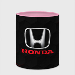 Кружка 3D HONDA, цвет: 3D-белый + розовый — фото 2