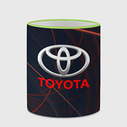 Кружка 3D TOYOTA, цвет: 3D-светло-зеленый кант — фото 2