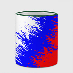 Кружка 3D Россия, цвет: 3D-зеленый кант — фото 2