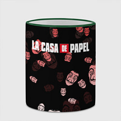 Кружка 3D La Casa de Papel Z, цвет: 3D-зеленый кант — фото 2