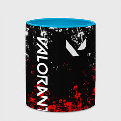 Кружка 3D VALORANT, цвет: 3D-белый + небесно-голубой — фото 2