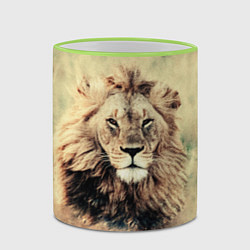 Кружка 3D Lion King, цвет: 3D-светло-зеленый кант — фото 2