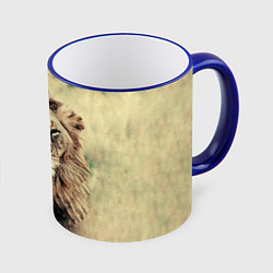 Кружка 3D Lion King, цвет: 3D-синий кант