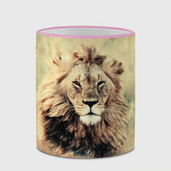 Кружка 3D Lion King, цвет: 3D-розовый кант — фото 2