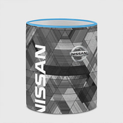 Кружка 3D NISSAN, цвет: 3D-небесно-голубой кант — фото 2