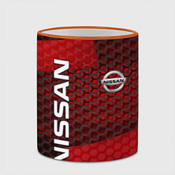 Кружка 3D NISSAN, цвет: 3D-оранжевый кант — фото 2