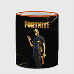Кружка 3D Gold Midas Fortnite 2, цвет: 3D-оранжевый кант — фото 2