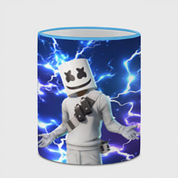 Кружка 3D FORTNITE x MARSHMELLO, цвет: 3D-небесно-голубой кант — фото 2